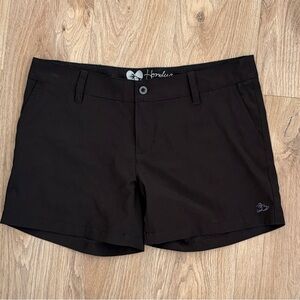 Honolua wahine Sz 5 Black Women's Stretch Performance Water Beach Shorts Great